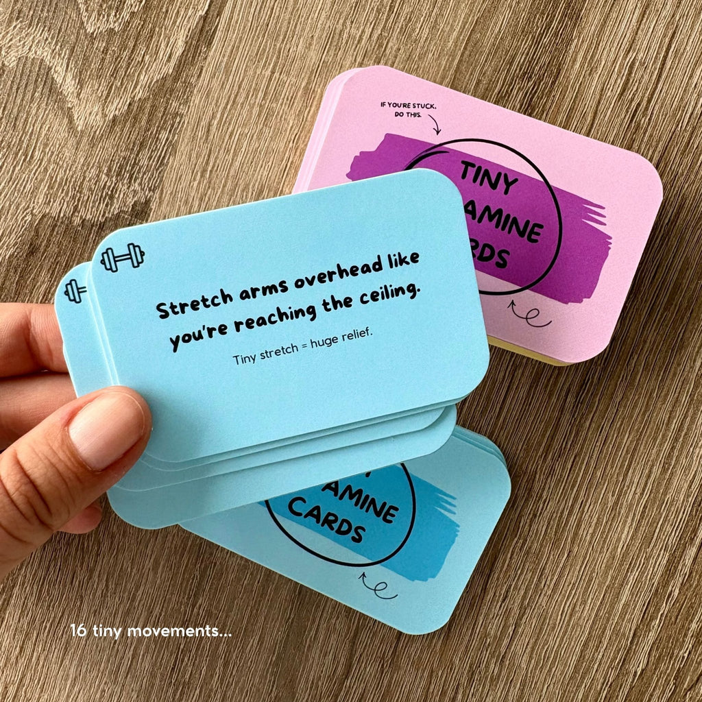 Tiny Dopamine Cards – Original Reset Deck - Tiny Dopamine - ADHD Task Cards for Overwhelm & Motivation | Daily Reset Tool | Get Unstuck | Self Care Cards | Mental Health Gift