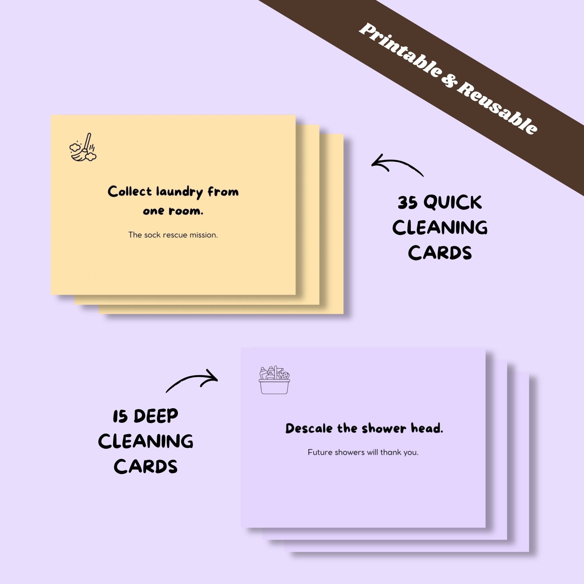 Tiny Dopamine Cards – Printable Home Reset Deck - Tiny Dopamine - ADHD Task Cards for Overwhelm & Motivation | Daily Reset Tool | Get Unstuck | Self Care Cards | Mental Health Gift